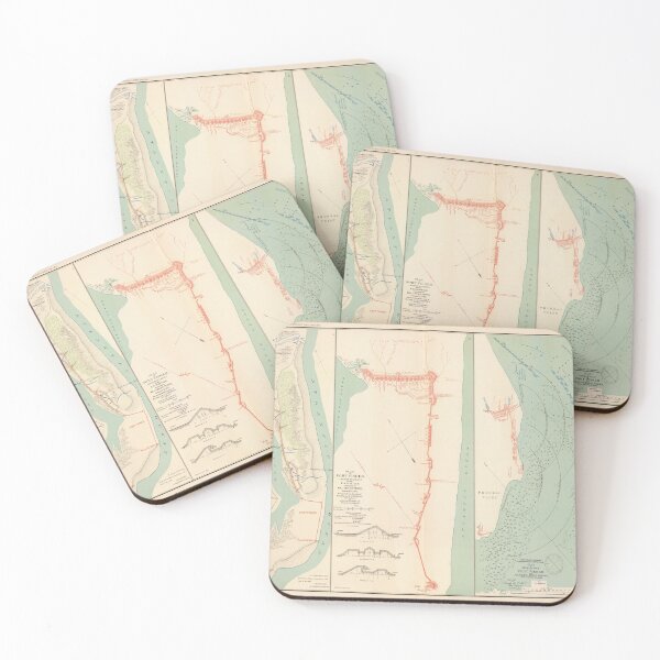 Item preview, Old Second Battle of Fort Fisher Map (1895) Vintage American Civil War Siege Atlas designed and sold by BravuraMedia.