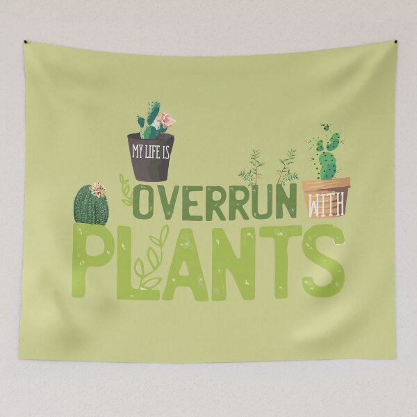 Item preview, My life overrun  with plants  designed and sold by Artezia.