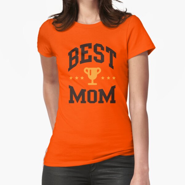 Best mom Fitted T-Shirt