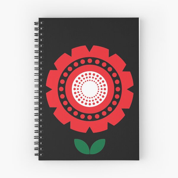 Item preview, Blommor {Flower power on black designed and sold by Yellow-Studio.