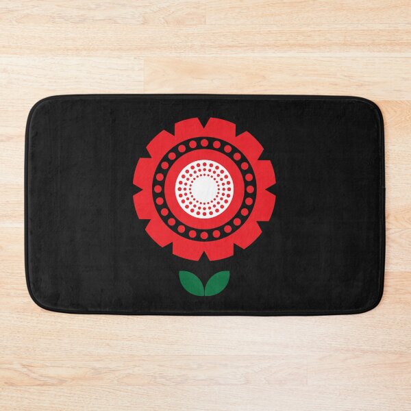 Item preview, Blommor {Flower power on black designed and sold by Yellow-Studio.