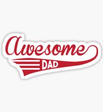 Awesome Dad Sticker