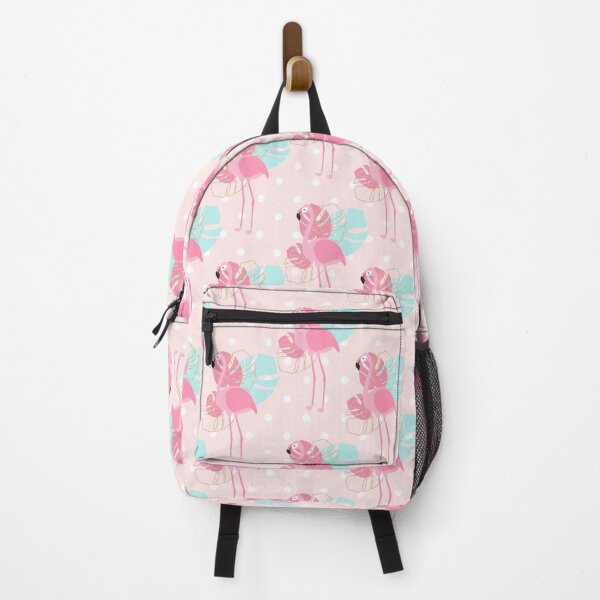Item preview, Pink tropical pink flamingos with polka dots designed and sold by MutchiDesign.