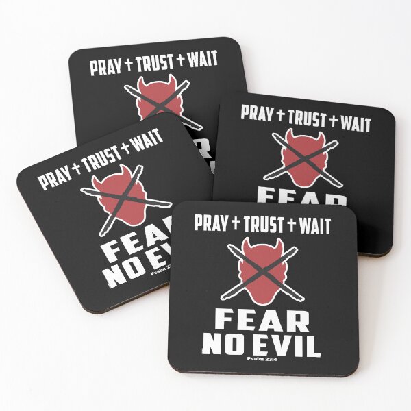 Item preview, PSALM 23 FEAR NO EVIL Christian Bible Verse Inspired Design designed and sold by ej-sulu.