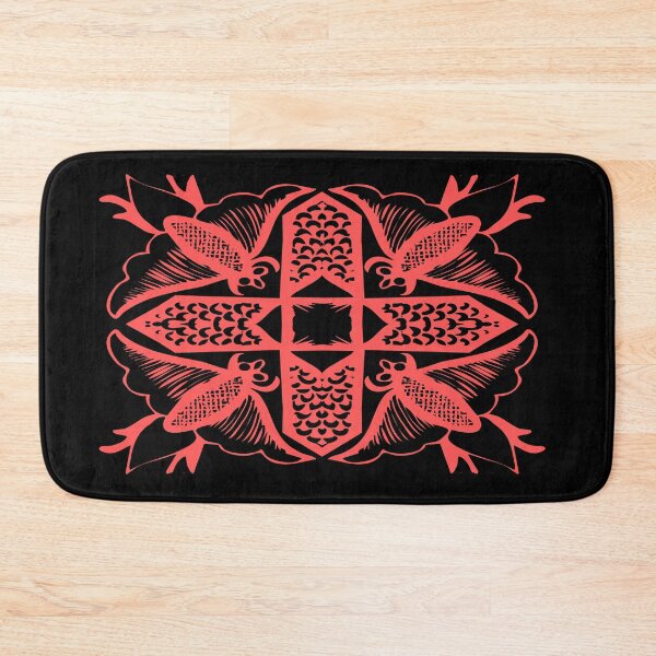 Item preview, Pink Cross and Abstract Flowers designed and sold by BrightMint.