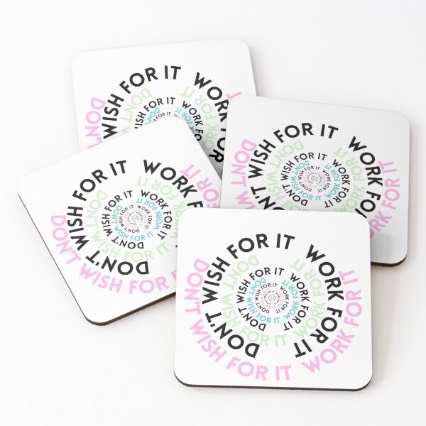 Item preview, don't wish for it work for it design designed and sold by Gracie_Designs.