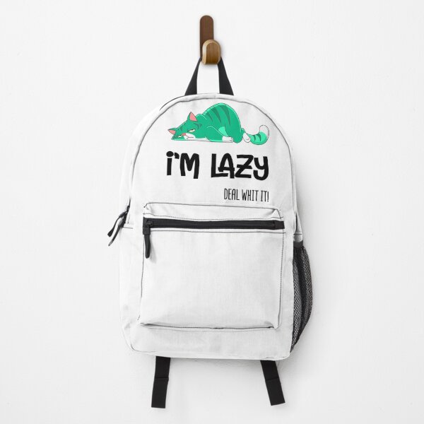 Item preview, I'm Lazy cat - Deal with it! - designed and sold by alfa-rouk.