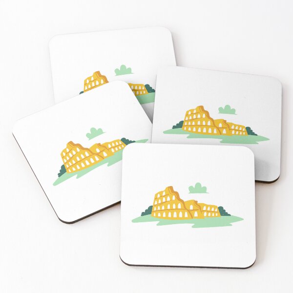 Item preview, Colorful Hand-Drawn Colosseum Rome Italy World Landmark designed and sold by MIDDLX.