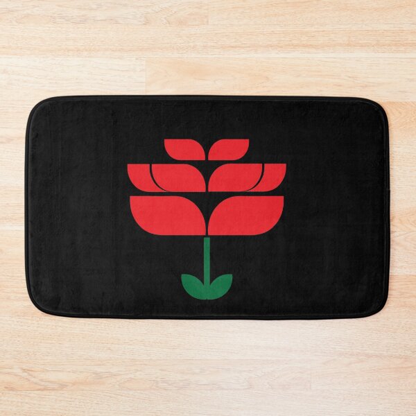 Item preview, Blommor {Nordic Flower on black designed and sold by Yellow-Studio.