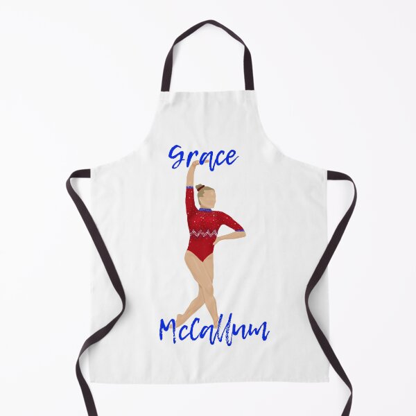 Item preview, Grace McCallum - Red Leo Gymnastics art with Name designed and sold by Cherries4.
