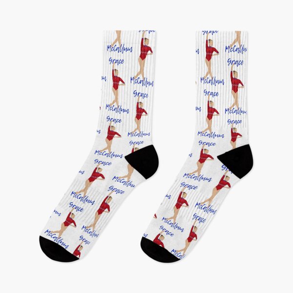 Item preview, Grace McCallum - Red Leo Gymnastics art with Name designed and sold by Cherries4.