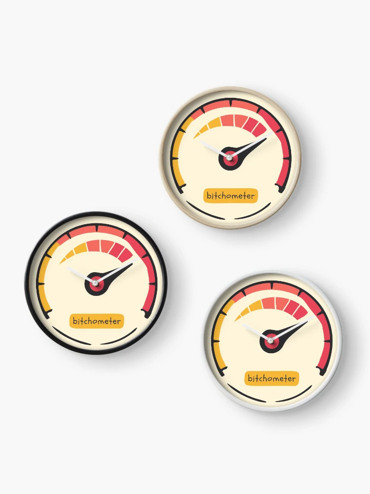 Thumbnail 3 of 4, Clock, Bitometer designed and sold by avocadissimo.
