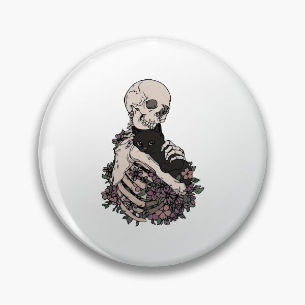 Item preview, SKELLINGTON HUG CAT designed and sold by Audrinashop.