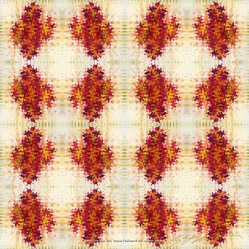 Artwork thumbnail, Red Ribbon Check by StudioBoomBoom