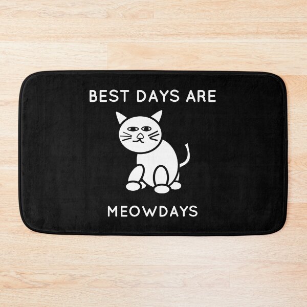 Item preview, Best days are meowdays Funny smile cat designed and sold by Cool Store.