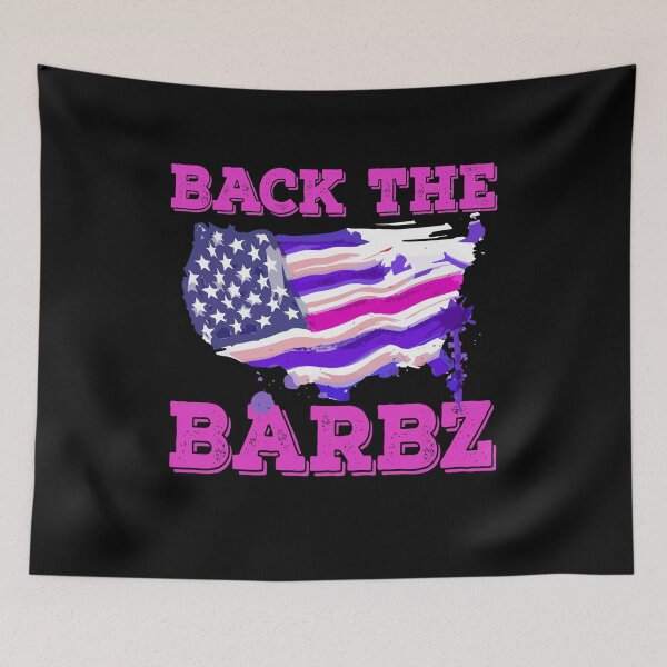 Item preview, Back The Barbz Love American Flag Supporter designed and sold by Dressed For  Duty.