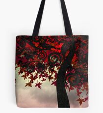 Crimson Fall Tote Bag