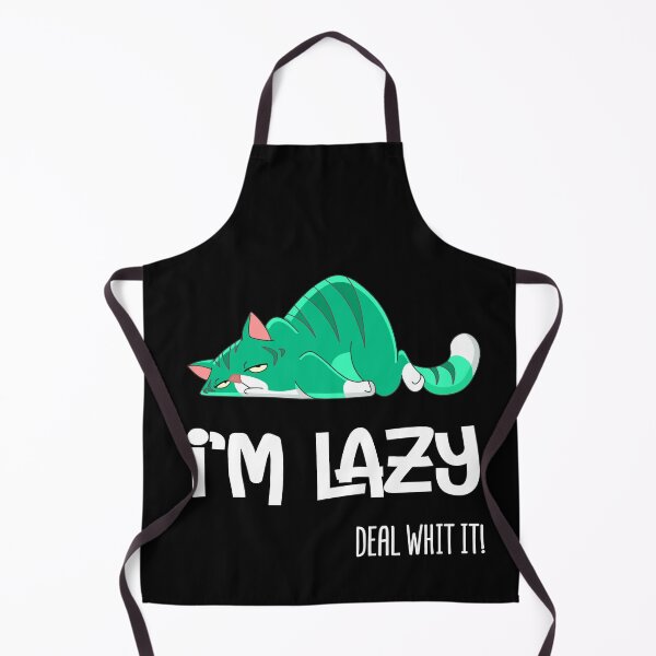 Item preview, I'm Lazy cat - Deal with it! - designed and sold by alfa-rouk.