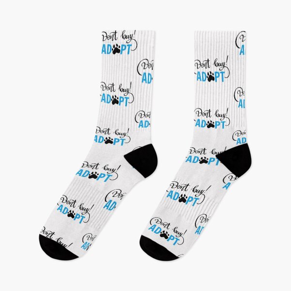 Item preview,  Buy! Adopt with Paw Print Black + Blue designed and sold by WearWolfDesigns.