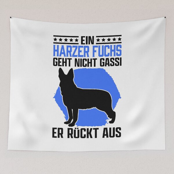 Item preview, Harzer Fuchs dog owners go for a walk designed and sold by madgrfx.