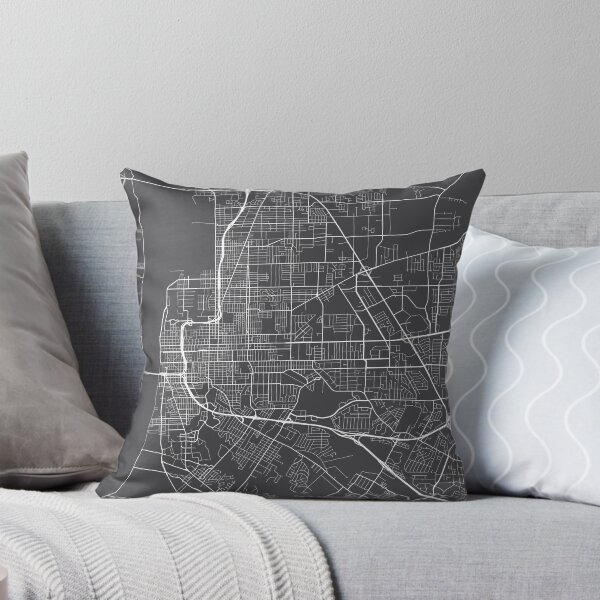 Item preview, Baton Rouge Map, USA - Gray  designed and sold by MainStreetMaps.