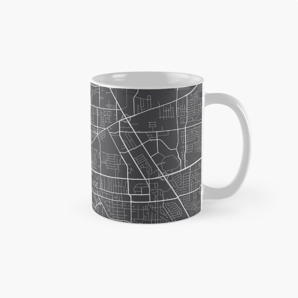 Item preview, Baton Rouge Map, USA - Gray  designed and sold by MainStreetMaps.
