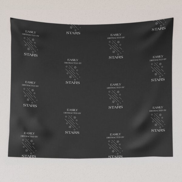 Item preview, Easily distracted by stars designed and sold by Pixilixzy.