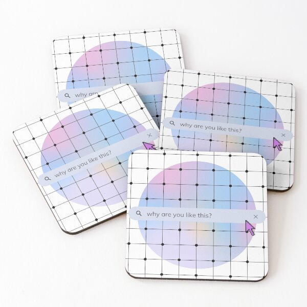Item preview, why are you like this? aesthetic meme design designed and sold by Phiiilo.