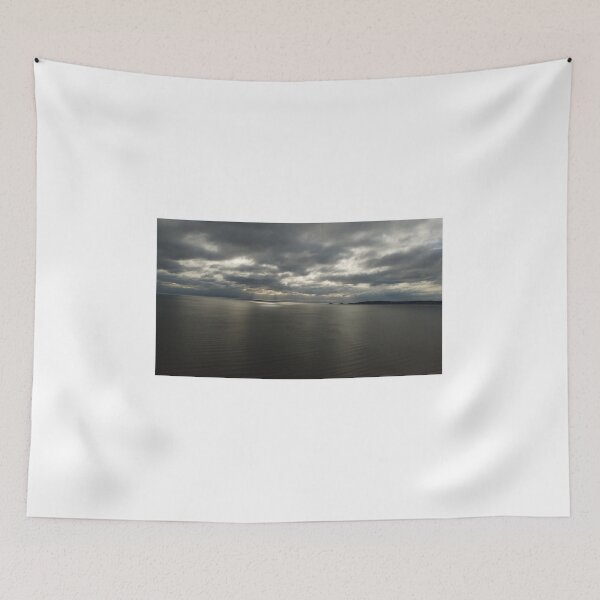 Item preview, Clouds over Swansea Bay and Mumbles designed and sold by Darksider-Photo.