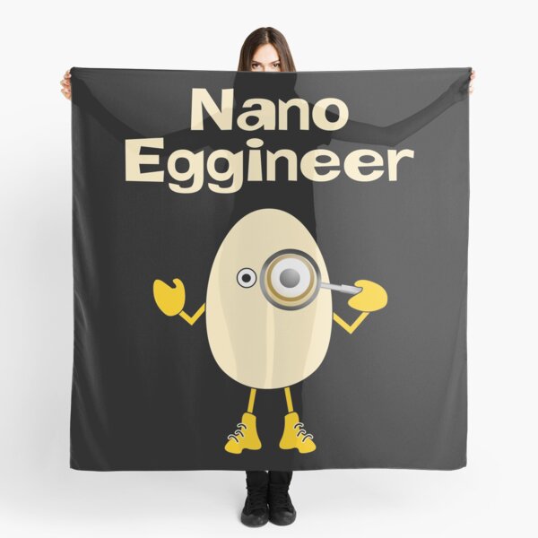 Nano Eggineer Funny Engineering Egghead Scarf