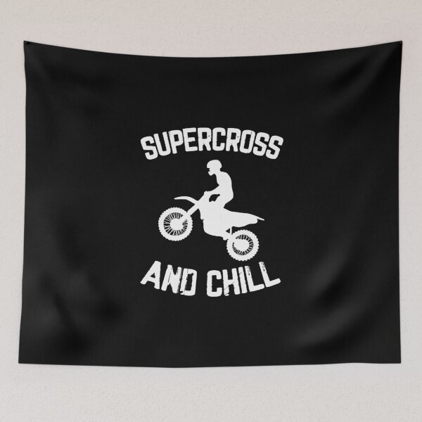 Artikelvorschau, Supercross und Chill Freestyle Motocross Motorradliebhaber entworfen und verkauft von Nessshirts.