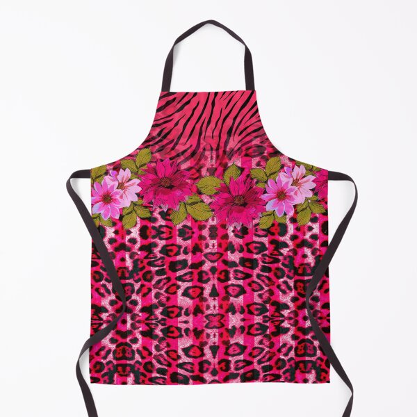 Aperçu de l'œuvre Imprimé animalier fleuri rose créée et vendue par ladypatterns.