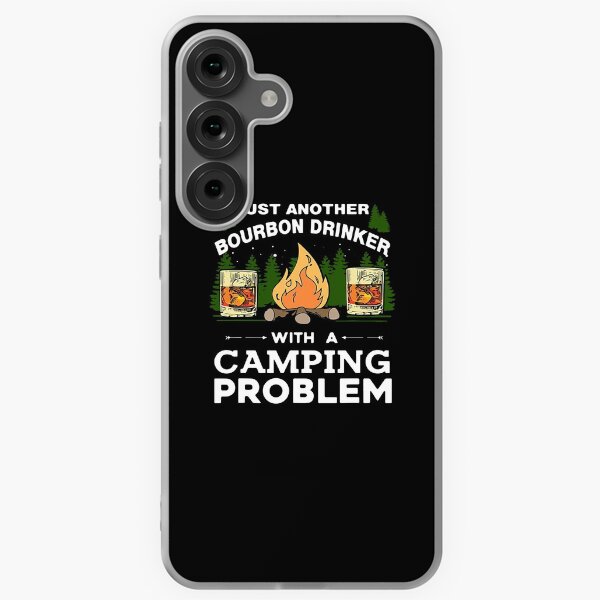 Item preview, JUST ANOTHER BOURBON DRINKER WITH A CAMPING PROBLEM designed and sold by Audrinashop.