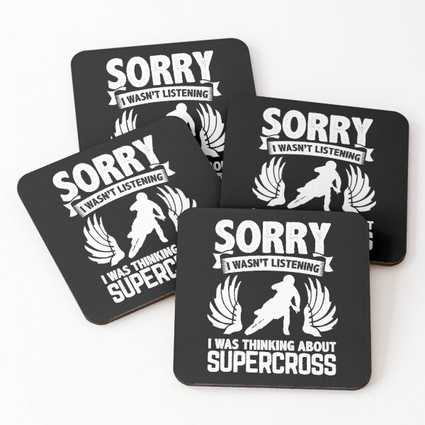Item preview, Sorry I Wasn't Listening I Was Thinking About Supercross designed and sold by Nessshirts.