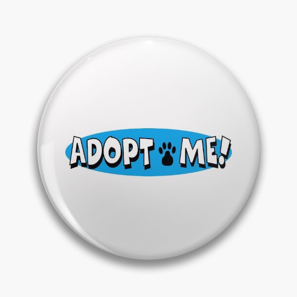 Item preview, Adopt Me! with Paw Print Black + Blue designed and sold by WearWolfDesigns.