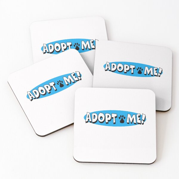Item preview, Adopt Me! with Paw Print Black + Blue designed and sold by WearWolfDesigns.