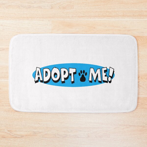 Item preview, Adopt Me! with Paw Print Black + Blue designed and sold by WearWolfDesigns.