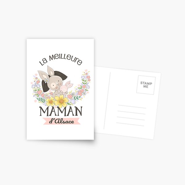 The best mom in Alsace Postcard