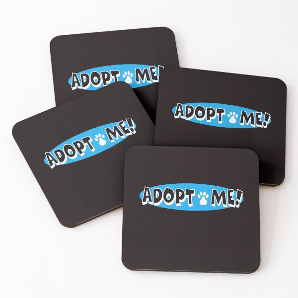 Item preview, Adopt Me! with Paw Print White + Blue designed and sold by WearWolfDesigns.