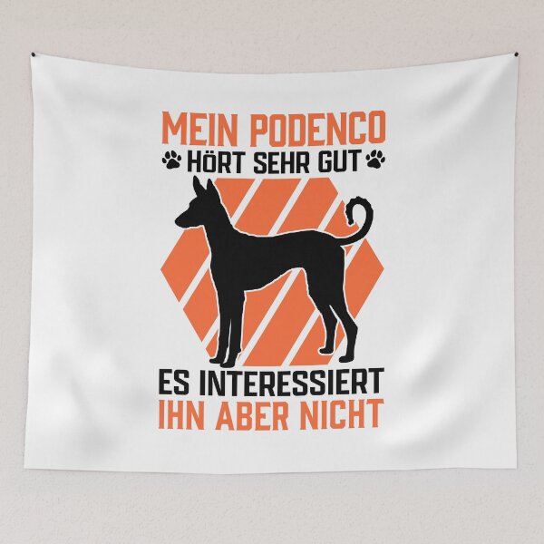 Item preview, My podenco listens well hound greyhound gift designed and sold by madgrfx.