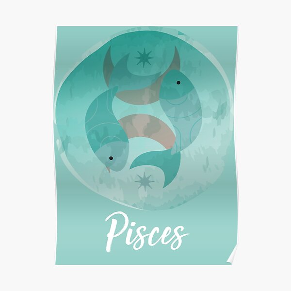 "Pisces Zodiac sign gift idea for sibling, for mom and dad, for best