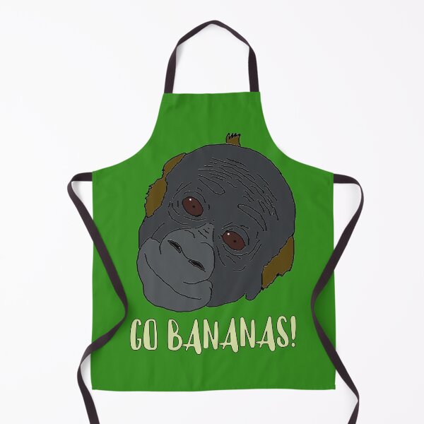 Item preview, Go Bananas Baby Gorilla Cartoon designed and sold by RevolutionInPaint.