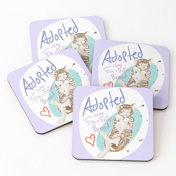 Item preview, Adopted is my Favorite Breed - Cat designed and sold by sunsunyy.