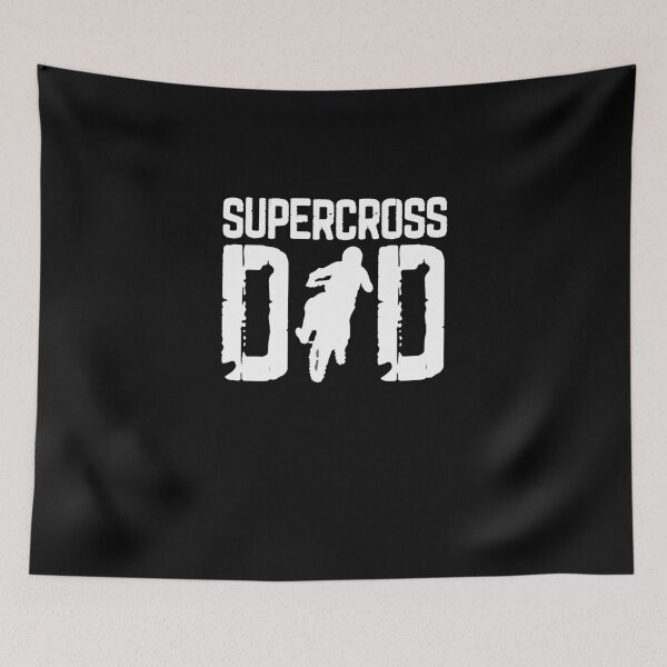 Item preview, Supercross Dad Motorcycle Lover Dirt Bike Fan Dirt Sports designed and sold by Nessshirts.