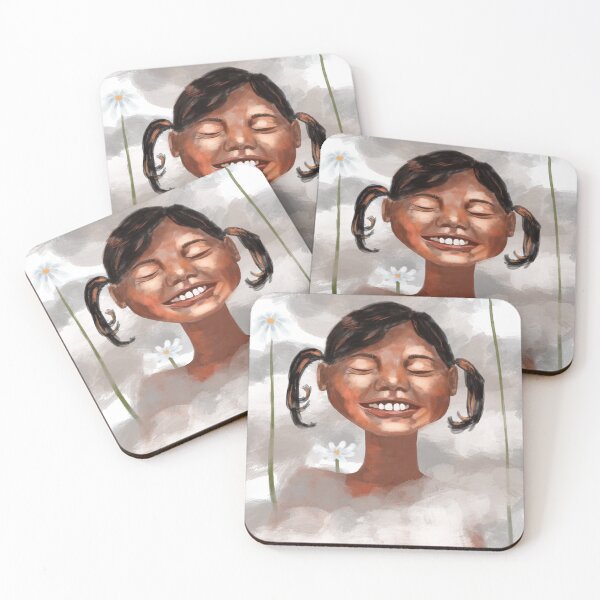 Item preview, Smiling Girl With Chamomiles  designed and sold by JakoRila.