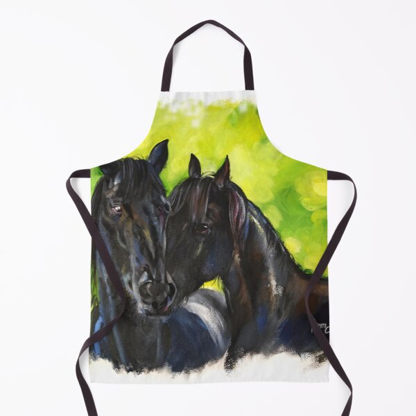 Aperçu de l'œuvre Une paire de chevaux montrant de l'affection créée et vendue par PremArt Gallery.