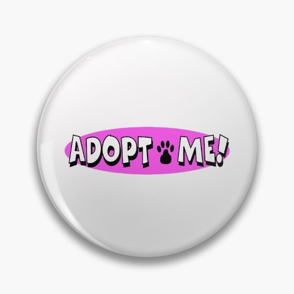 Item preview, Adopt Me! with Paw Print Black + Pink designed and sold by WearWolfDesigns.