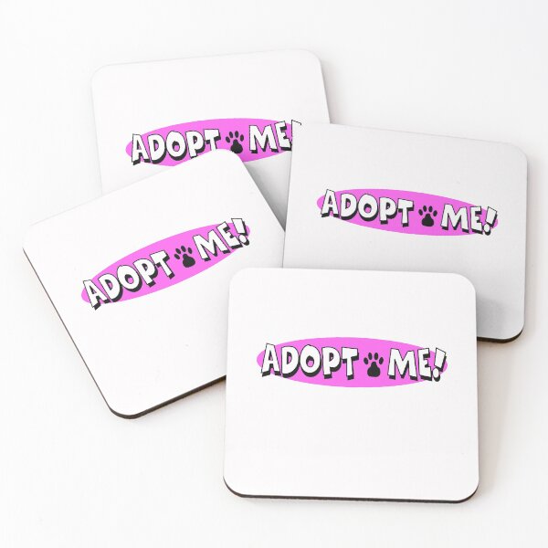 Item preview, Adopt Me! with Paw Print Black + Pink designed and sold by WearWolfDesigns.