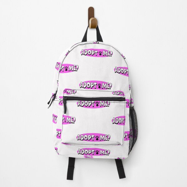 Item preview, Adopt Me! with Paw Print Black + Pink designed and sold by WearWolfDesigns.