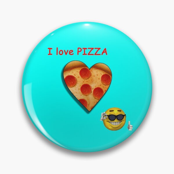 Item preview, I LOVE PIZZA MEME smiley designed and sold by kammores.